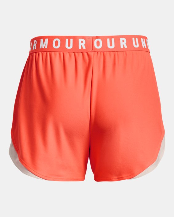 Women's UA Play Up Shorts 3.0, Orange, pdpMainDesktop image number 5